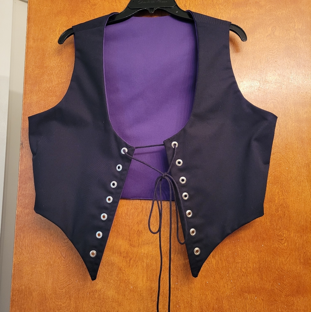 Corset Renaissance Festival Vest Reversible